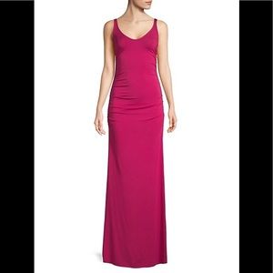 NWT RACHEL PALLY Mara Ruched Sheath Maxi Dress XS